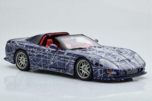 Chevrolet Callaway C12 Corvette MUKO Artcar AUTOart 1:18 71014 Metall - pilt 7/9