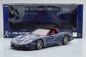 Chevrolet Callaway C12 Corvette MUKO Artcar AUTOart 1:18 71014 Metall - pilt 9/9
