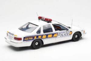 Chevrolet Caprice Watkins Glen Politsei UT Models 1:18 21028 Metall - pilt 2/6