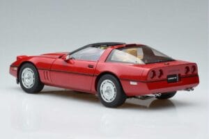 Chevrolet Corvette C4 Punane AUTOart 1:18 71241 Metall - pilt 7/8
