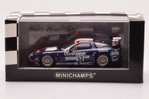 Chevrolet Corvette C5R #53 R. Fellows / J. O'Connell / F. Freon 24 Hours of Le Mans 2003 Minichamps 1:43 400031453 Metall - pilt 4/4