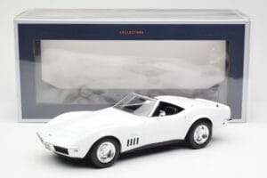 Chevrolet Corvette C3 Kabriolett Can-Am Valge Norev 1:18 189038 Metall - pilt 6/6