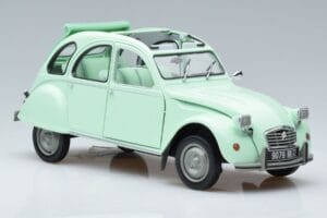Citroen 2CV 6 Club Roheline Norev 1:18 181486 Metall - pilt 5/7