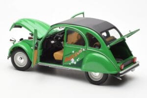 Citroen 2CV Saussente Roheline Minichamps 1:18 153111503 Metall - pilt 5/8