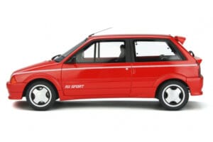 Citroen AX Sport Punane Otto 1:18 OT799 Vaik - pilt 3/5