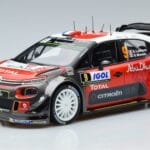 Citroen C3 WRC #9 S. Lefebvre / G. Moreau Tour de Corse 2017 Norev 1:18 181633 Metall
