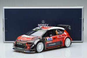 Citroen C3 WRC #9 S. Lefebvre / G. Moreau Tour de Corse 2017 Norev 1:18 181633 Metall - pilt 6/6