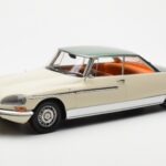 Citroen DS 21 Le Leman Kabriolett Elevandiluuvärv ja Roheline Norev 1:18