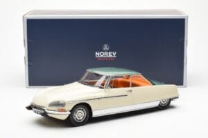 Citroen DS 21 Le Leman Kabriolett Elevandiluuvärv ja Roheline Norev 1:18 181751 Metall - pilt 6/6