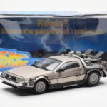 DeLorean DMC-12 Time Machine Back to the Future Hõbedane Sun Star 1:18 - image 2 of 8