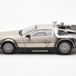 DeLorean DMC-12 Time Machine Back to the Future Hõbedane Sun Star 1:18 - image 3 of 8