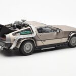 DeLorean DMC-12 Time Machine Back to the Future Hõbedane Sun Star 1:18 - image 5 of 8