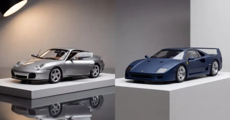 Diecast vs resin mudelautod: materjali valikujuhend