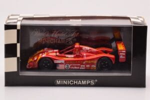 Ferrari 333 SP #3 Moretti Racing G. Moretti / D. Theys / M. Baldi 24 Hours of Le Mans 1998 Minichamps 1:43 430987603 Metall - pilt 4/4