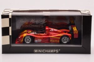 Ferrari 333 SP #30 MOMO M. Papis / D. Theys / B. Wollek Daytona 24 Hours 2nd Place 1996 Minichamps 1:43 430967430 Metall - pilt 4/4