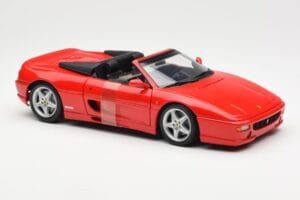 Ferrari F355 Spider Punane UT Models 1:18 180074030 Metall - pilt 4/6