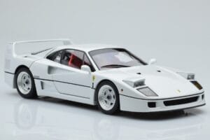 Ferrari F40 Pärlvalge Kyosho 1:18 08416PW-G Metall - pilt 6/8