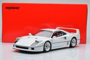 Ferrari F40 Pärlvalge Kyosho 1:18 08416PW-G Metall - pilt 8/8