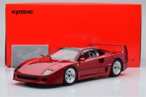 Ferrari F40 Punane Metallik Asia Exclusive Kyosho 1:18 08416RM-G Metall - pilt 14/14