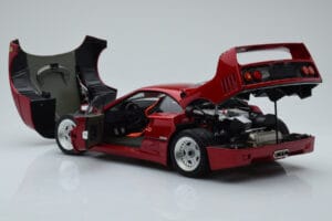 Ferrari F40 Punane Metallik Asia Exclusive Kyosho 1:18 08416RM-G Metall - pilt 6/14