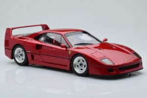 Ferrari F40 Punane Metallik Asia Exclusive Kyosho 1:18 08416RM-G Metall - pilt 7/14