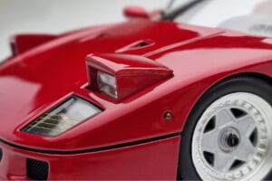 Ferrari F40 Punane Metallik Asia Exclusive Kyosho 1:18 08416RM-G Metall - pilt 10/14