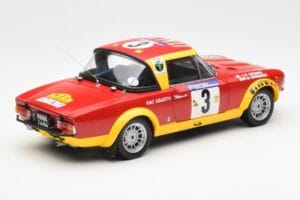 Fiat 124 Abarth #3 Barbasio / Sodano East African Safari Rally 1974 Sun Star 1:18 4952 Metall - pilt 3/8