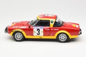 Fiat 124 Abarth #3 Barbasio / Sodano East African Safari Rally 1974 Sun Star 1:18 4952 Metall - pilt 4/8