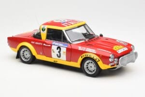 Fiat 124 Abarth #3 Barbasio / Sodano East African Safari Rally 1974 Sun Star 1:18 4952 Metall - pilt 6/8
