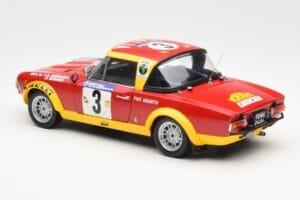 Fiat 124 Abarth #3 Barbasio / Sodano East African Safari Rally 1974 Sun Star 1:18 4952 Metall - pilt 7/8