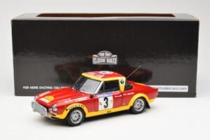 Fiat 124 Abarth #3 Barbasio / Sodano East African Safari Rally 1974 Sun Star 1:18 4952 Metall - pilt 8/8
