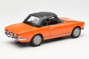 Fiat 124 BS Oranž Sun Star 1:18 4906 Metall - pilt 3/8