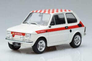 Fiat 126 Abarth Valge MCG 1:18 MCG18325 Metall