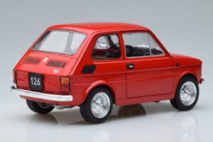 Fiat 126 Punane MCG 1:18 MCG18323 Metall - pilt 2/6