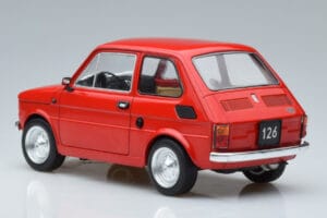 Fiat 126 Punane MCG 1:18 MCG18323 Metall - pilt 5/6