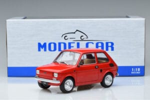 Fiat 126 Punane MCG 1:18 MCG18323 Metall - pilt 6/6