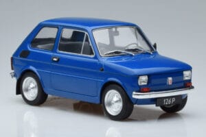 Fiat 126P Sinine MCG 1:18 MCG18324 Metall - pilt 4/6