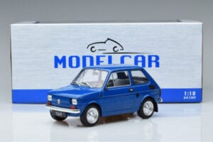 Fiat 126P Sinine MCG 1:18 MCG18324 Metall - pilt 6/6