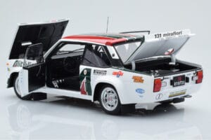 Fiat 131 Abarth Alitalia #2 W. Röhrl / C. Geistdörfer Rally Monte Carlo 1978 Kyosho 1:18 08376G Metall - pilt 5/10