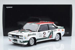 Fiat 131 Abarth Alitalia #2 W. Röhrl / C. Geistdörfer Rally Monte Carlo 1978 Kyosho 1:18 08376G Metall - pilt 10/10