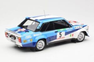 Fiat 131 Abarth #5 Team Fiat Works Rally Portugal 1980 Kyosho 1:18 08376A Metall - pilt 3/8