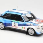 Fiat 131 Abarth #5 Team Fiat Works Rally Portugal 1980 Kyosho 1:18 08376A Metall - image 6 of 8