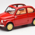 Fiat Nuova 500 Coral Punane Kyosho 1:18