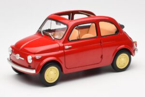 Fiat Nuova 500 Coral Punane Kyosho 1:18