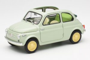 Fiat Nuova 500 Clear Roheline Kyosho 1:18