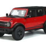 Ford Bronco 4-Door Wildtrak Punane GT Spirit 1:18