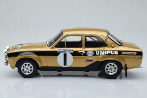 Ford Escort Mk1 RS1600 Night Version #1 R. Clark / J. Porter Rally Wales 1972 IXO 1:18 18RMC100 Metall - pilt 3/6