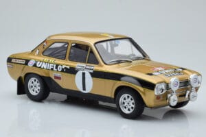 Ford Escort Mk1 RS1600 Night Version #1 R. Clark / J. Porter Rally Wales 1972 IXO 1:18 18RMC100 Metall - pilt 4/6