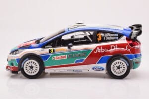 Ford Fiesta RS WRC Ford Abu Dhabi #3 M. Hirvonen / J. Lehtinen Winner Rally Australia 2011 Minichamps 1:18 151110803 Metall - pilt 3/6