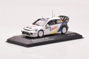 Ford Focus RS WRC #4 M. Martin / M. Park Neste Rally Finland Winners 2003 Minichamps 1:43 400038304 Metall - pilt 2/4
